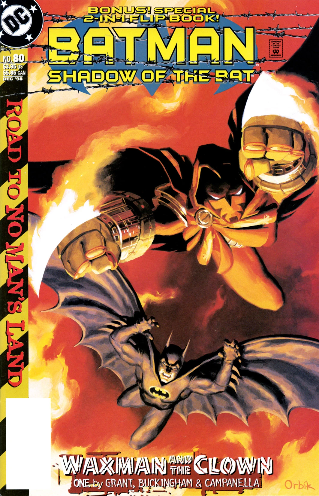 Batman: Shadow of the Bat #80 (DC, 1998 — Cover A) cover